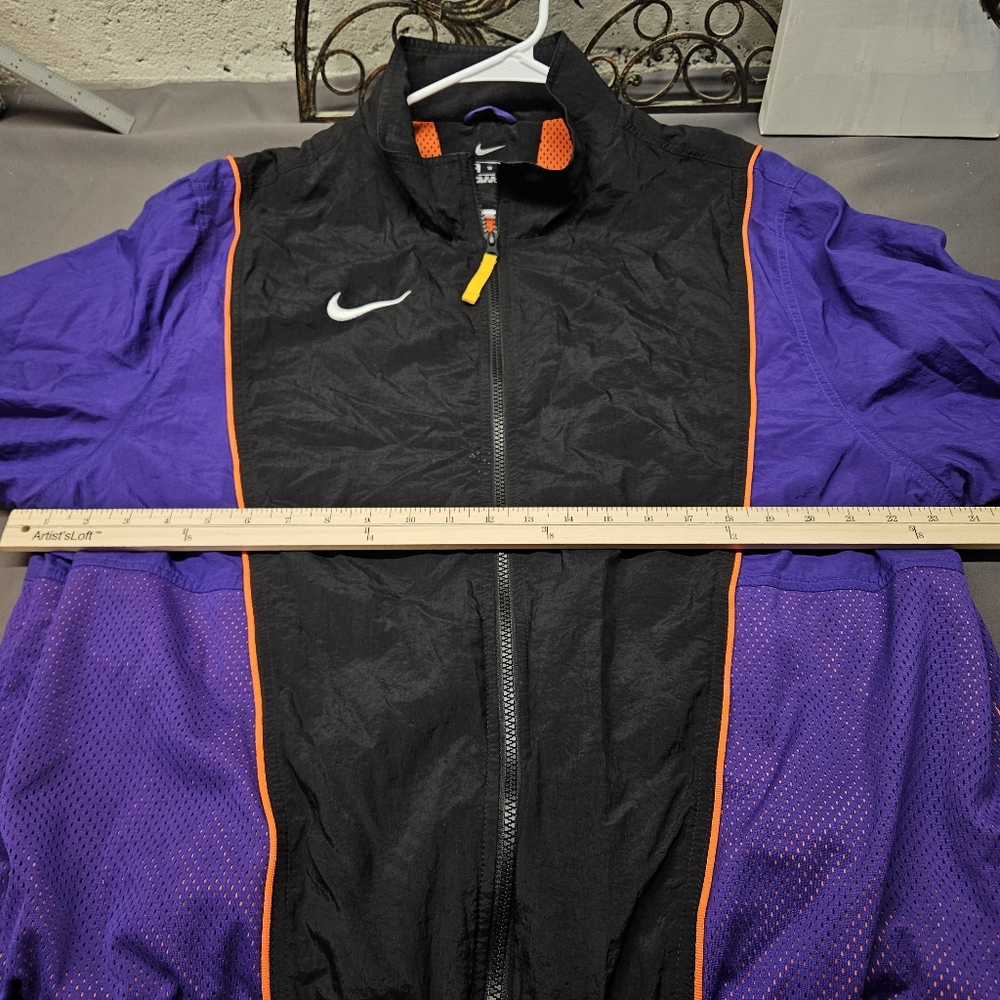 Nike Track Jacket Mens XL Black Purple Dri Fit Flex Retro Windbreaker Track - Picture 4 of 9